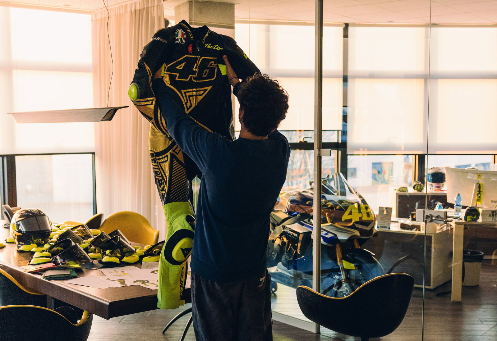 Valentino Rossi 46th Birthday Leathers and Helmet Launched | Visordown